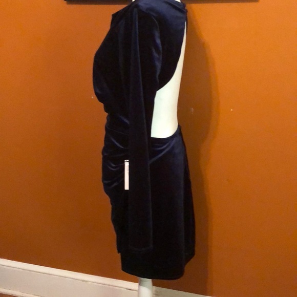 Backless Velvet Cocktail - Picture 2 of 3